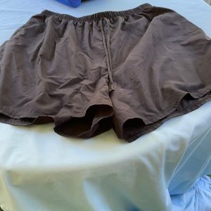 Black cover up shorts